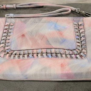 Aimee Kestenberg Suede Rainbow Crossbody Purse